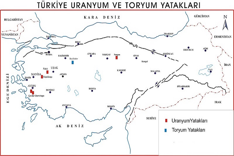 Türkiye Uranyum Toryum Yatakları